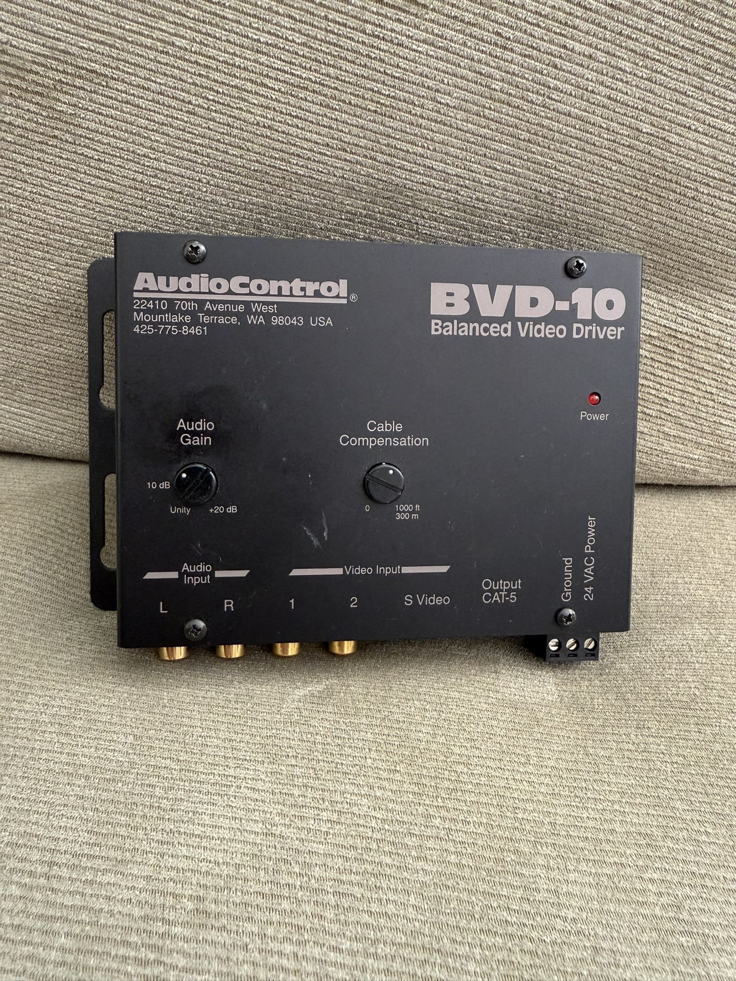 AudioControl BVR-10 Composite Video Receiver, Not Sony, Bose, Alpine, Pioneer, Yamaha
