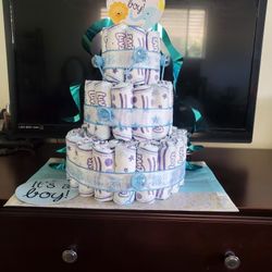 Diaper cake for boy 