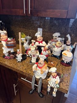 chef kitchen figurines.