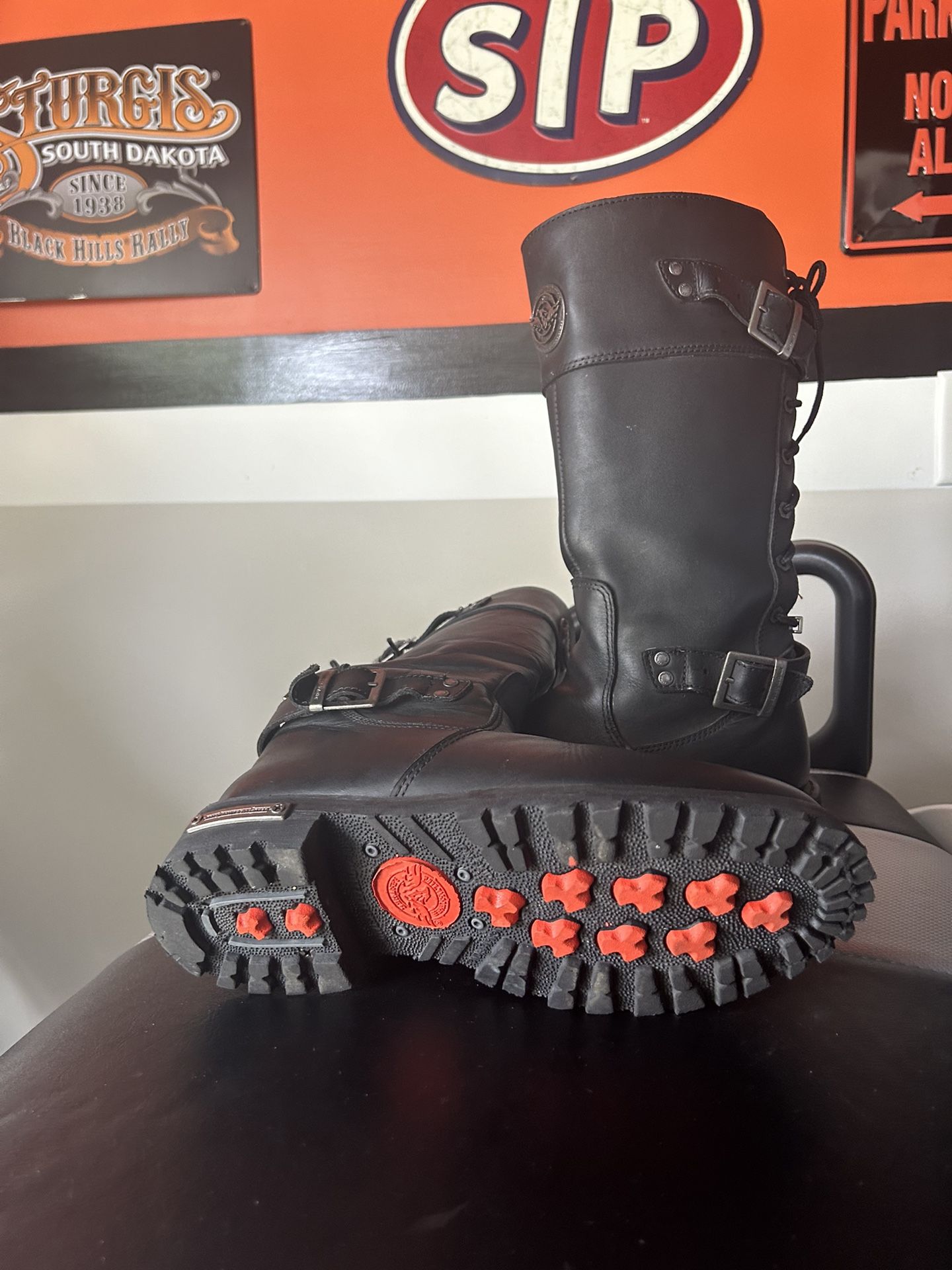 Ladies Biker Boots