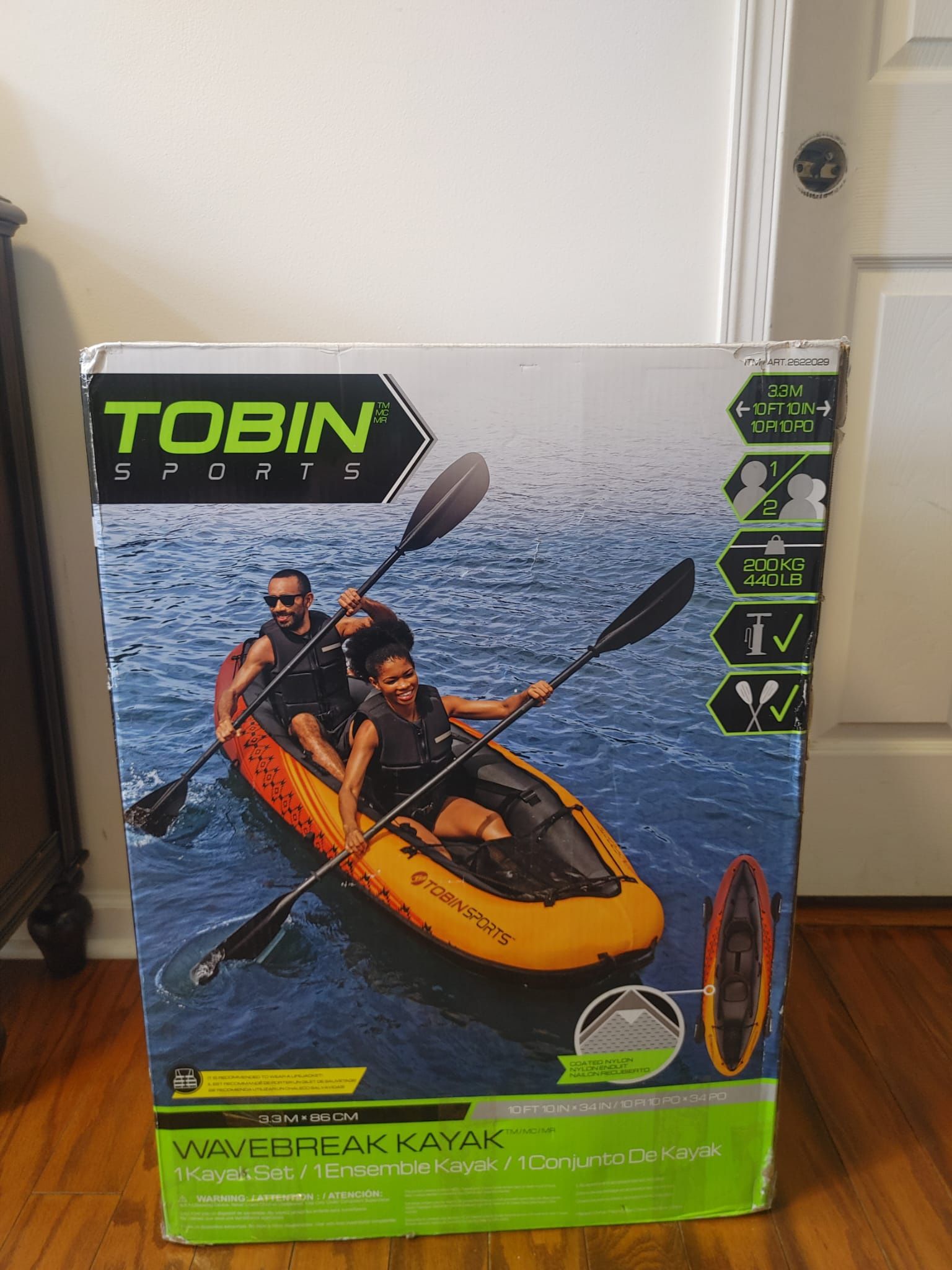 Tobin Sports 10 10" Wavebreak Kayak
