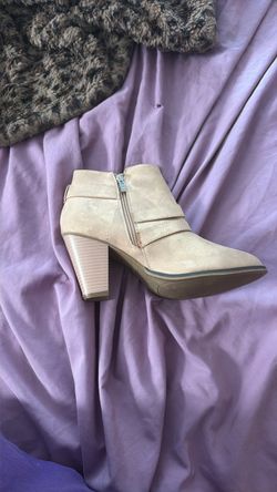 Gold heeled boots