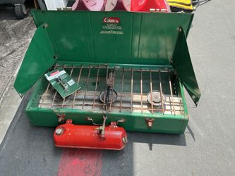 Coleman 3 burner stove gas