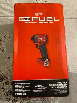 Milwaukee  M18  1/4 Hex Impact Driver 