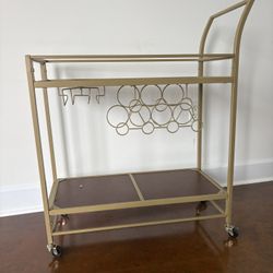 Gold Bar Cart