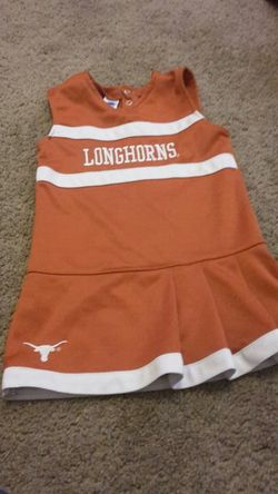Longhorns Cheerleader Dress 4t