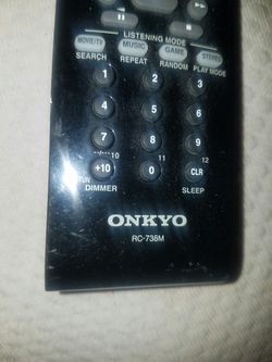 Onkyo remote control