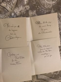 Vintage Christmas cards from the 1940’s