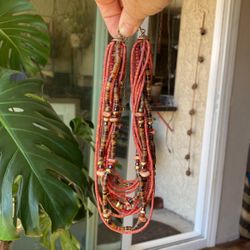 Multi strand Short Necklace/choker