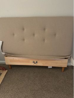 Full size ikea bed frame/mattress/headboard