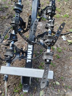 Thule bike rack for multiple bicycles.$80 Located MountDora Fla 32757