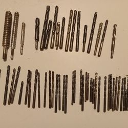 Collection Of 55+ Various Drill Bits 