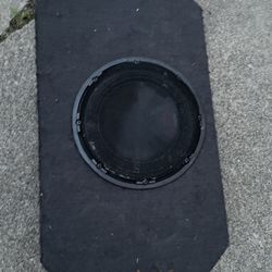 8. Alpine subwoofer.