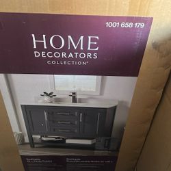 42 x 19 inch bathroom vanity dark charcoal 