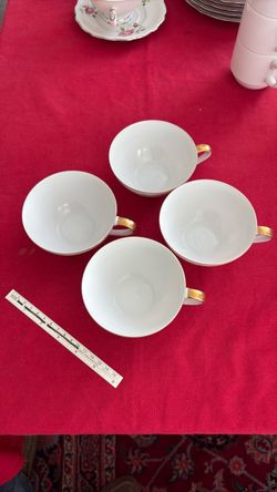 Vintage Mikasa porcelain tea cups