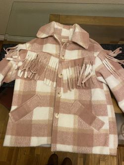 Pink Western Fringe Jacket