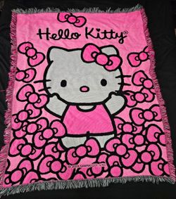 Sanrio Hello Kitty Tapestry Throw Blanket