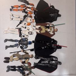LEGO Star Wars Buildable Figures USED LOT OF 10