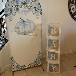 Little Pumpkin Boy Baby Shower Items