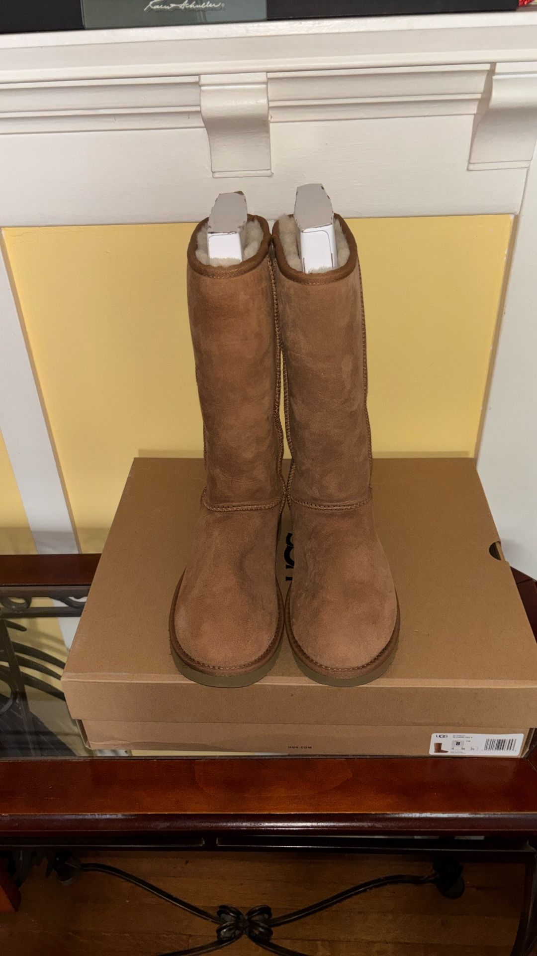 Size 8 Tall Chestnut Uggs
