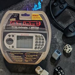 Sealed Maximo Super Sudoku Handheld Electronic Puzzle Game 16,000+ Puzzles New . This item is a Maximo Super Su Doku Handheld Electronic Game. Feature