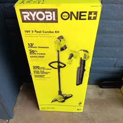 WEED EATER AND BLOWER RYOBI 18V 