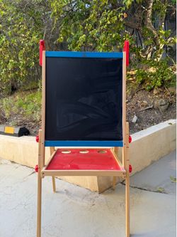 Hape Wooden Kids Double-Sided Art Easel