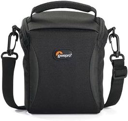 Black Compact Camera Bag - Crossbody Carry Case