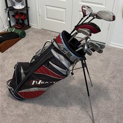 Golf Clubs and bag