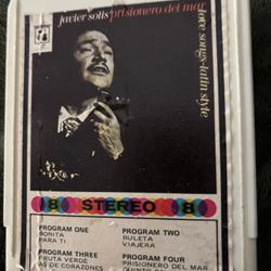 Javier Solís 8 Track Tape