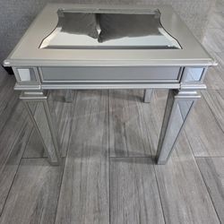 Ashley Furniture SILVER Mirrored End Tables - 2count