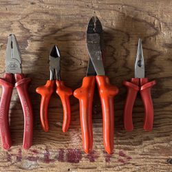 Electrical 1000V Rated Wire Cutters / Cripper  & Pliers 