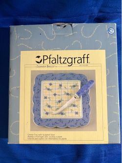 Pfaltzgraff  para quezo y rebanadora esculpida