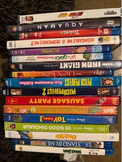 DVDs Blu-Ray movies