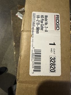 Ridgid Heavy Duty Pipe Cutter