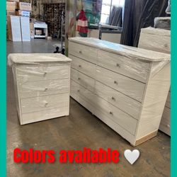 Set Dresser And Nightstand