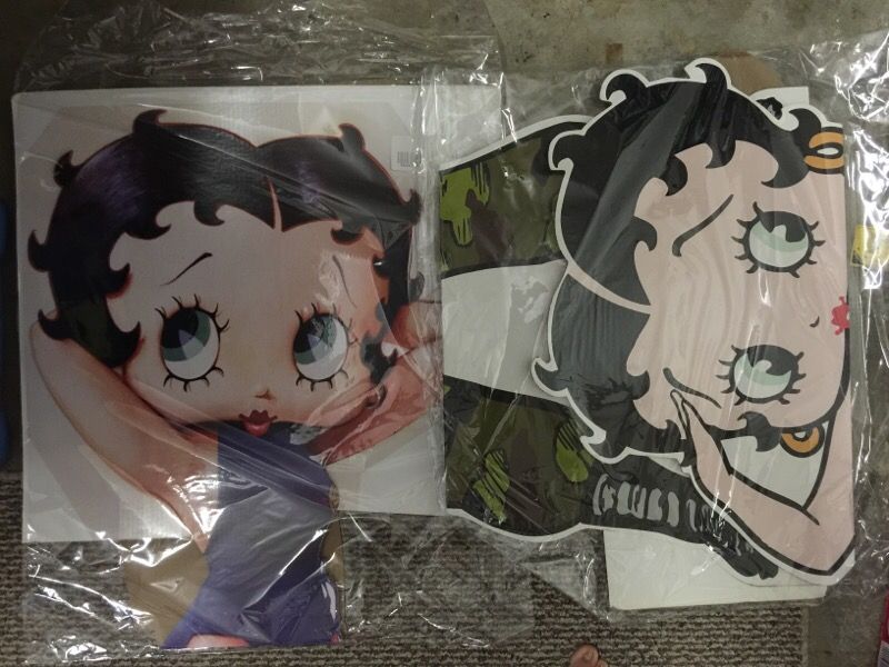 Betty Boop life size cardboard cutout