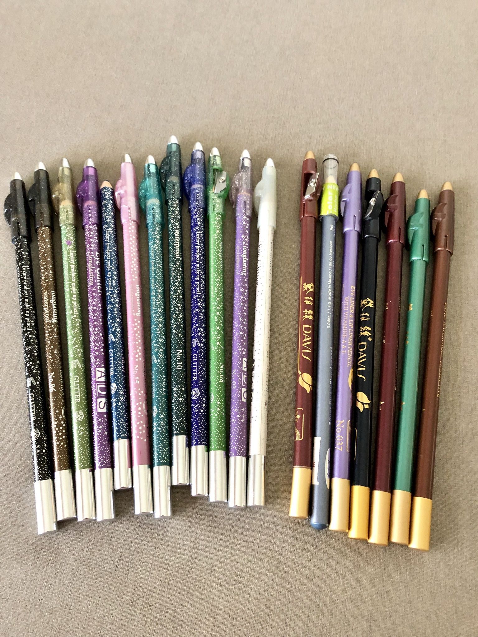 Eyeliners/Lipliners - $1 Each Or $15 For All