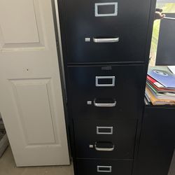 Four Drawer Locking File Cabinet