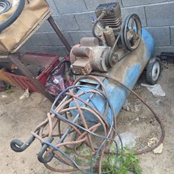 Old School Air Compressor Needs Work