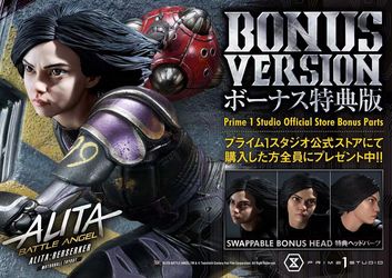 Brand new never opened- Alita Sideshow Exclusive version statue