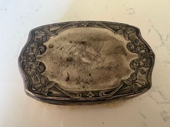 Antique Sterling Silver Art Nouveau Vanity Brush