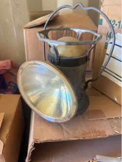 Antique railroad/mining lantern