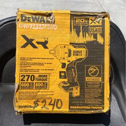 Dewalt 20v MAX cordless 1/2 in. impact wrench