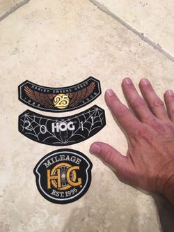 Harley Davidson HOG Jacket/Vest Patches