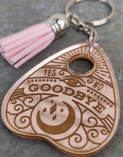 Custom Ouija Planchette Keychain