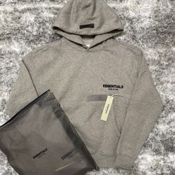 dark oatmeal essentials hoodie