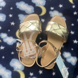 Gold Sandals Size 13 Girls