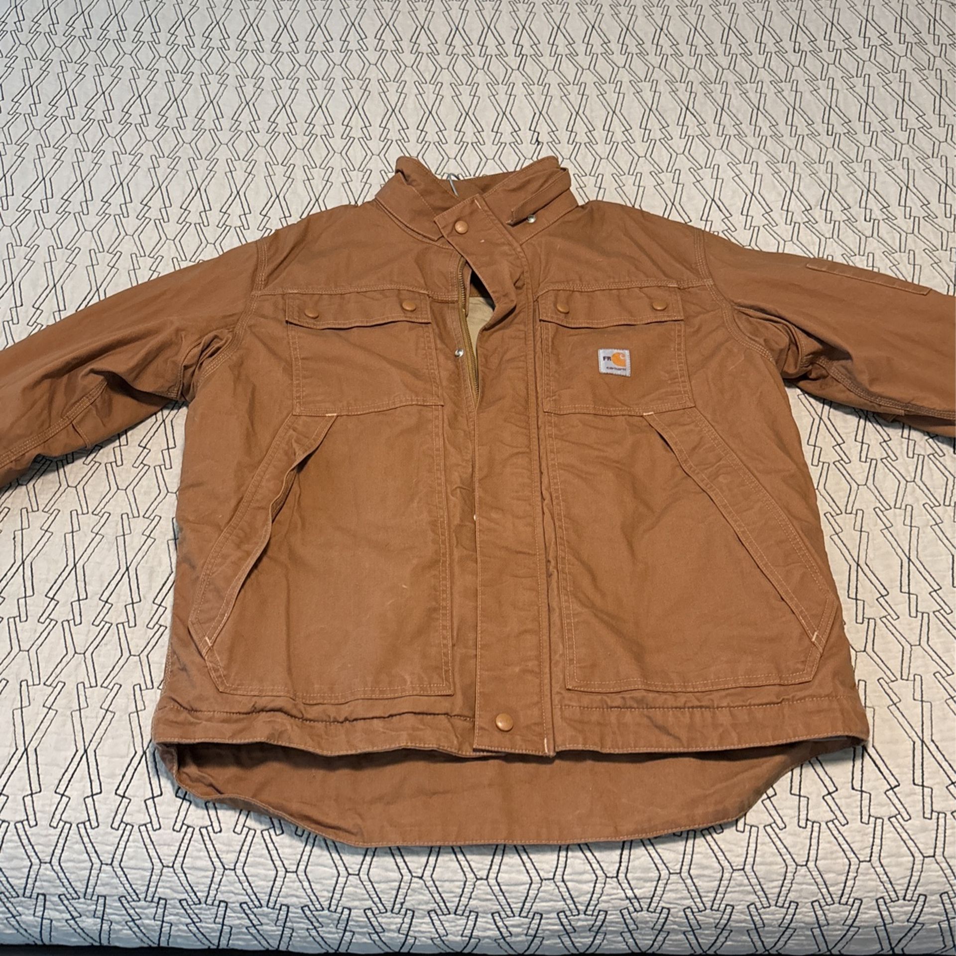 Carhartt Men's Flame Resistant Full Swing Relaxed Fit Quick Duck Insulated Coat