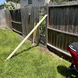 Leaning Fence
